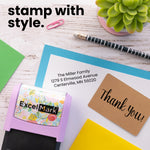ExcelMark Pre-Inked Stamps - Made in the USA