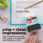 Pre-Inked Signature Stamp