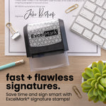 Pre-Inked Signature Stamp