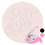 Couple Script Monogram Embosser