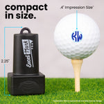 Azalea Monogram Golf Ball Stamp