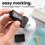 Azalea Monogram Golf Ball Stamp