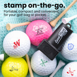 Azalea Monogram Golf Ball Stamp
