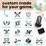 Azalea Monogram Golf Ball Stamp