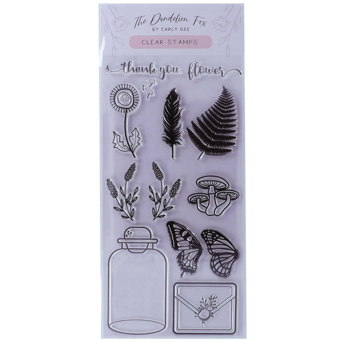 Into the Flower Press by The Dandelion Fox Art - RubberStamps.com