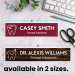 Engraved Nameplate Dental
