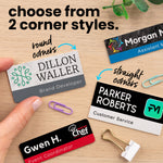 Custom Full Color Print Name Badge - Style 1