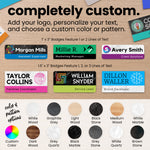 Custom Full Color Print Name Badge - Style 1