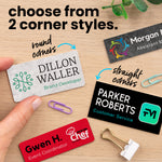 Custom Full Color Print Name Badge - Style 2