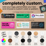 Custom Full Color Print Name Badge - Style 2