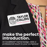 Custom Full Color Print Name Badge - Style 2
