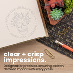 Blooming Skull Book Embosser