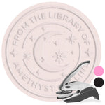 Moonlit Library Book Embosser