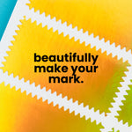 1" by 2" Rectangle Iridescent Gold Foil Seals (Pack of 40)