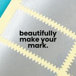 1" by 2" Rectangle Silver Foil Seals (Pack of 40)