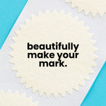 2" Round Crème Paper Seals (Pack of 40)