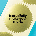 2" Round Gold Foil Seals (Pack of 40)