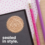 1-5/8" Round Copper Foil Seals (Pack of 40)