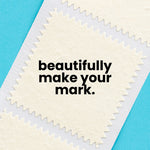 1-5/8" Square Crème Paper Seals (Pack of 40)