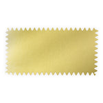 1" by 2" Rectangle Gold Foil Seals (Pack of 40)
