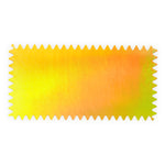 1" by 2" Rectangle Iridescent Gold Foil Seals (Pack of 40)