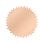 1-5/8" Round Copper Foil Seals (Pack of 40)