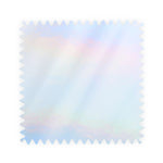 1-5/8" Square Iridescent Silver Foil Seals (Pack of 40)