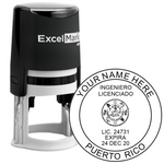 Puerto Rico Engineer Seal Stamp