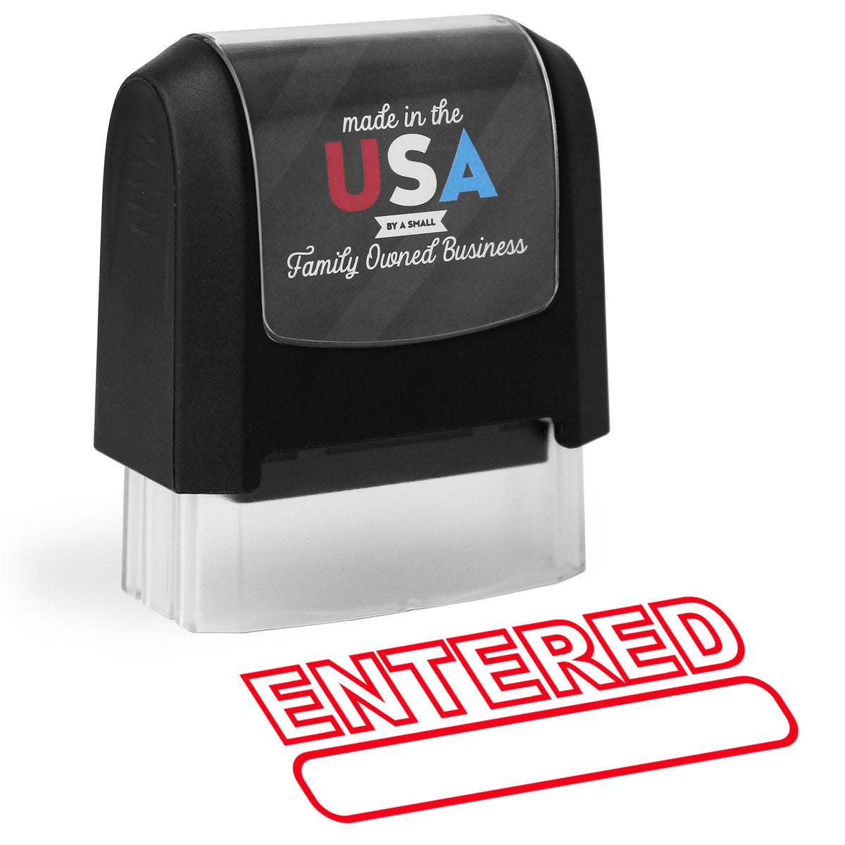 Entered Stock Stamp – RubberStamps.com