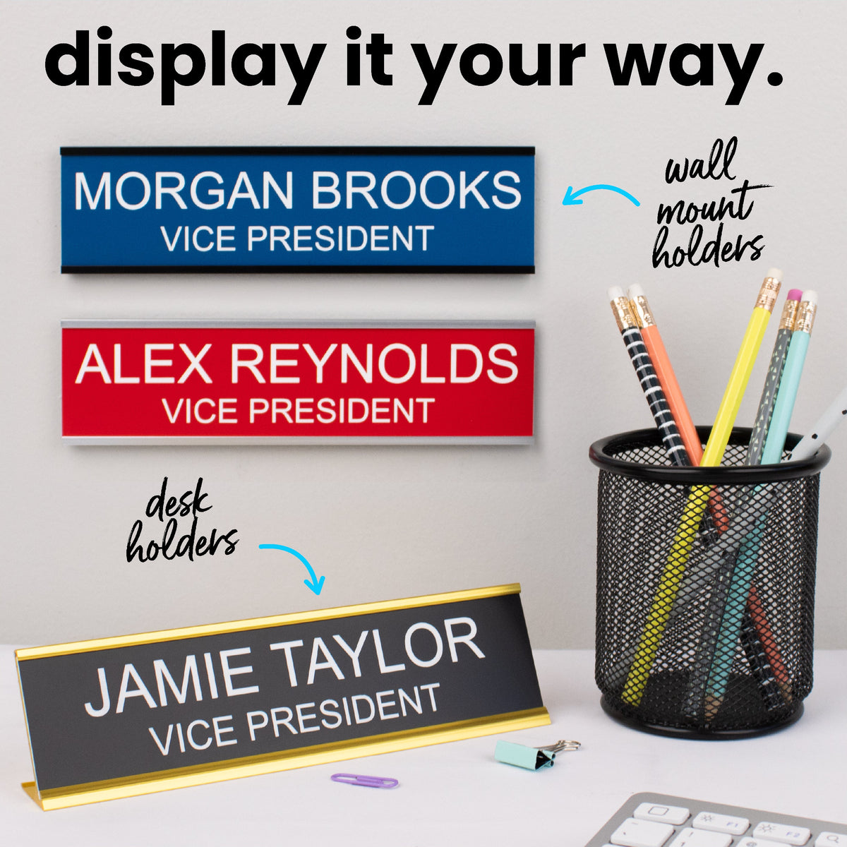Custom Engraved Nameplate – RubberStamps.com
