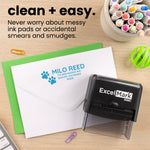 Double Paw Print Address Stamp