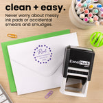 Paw Print Border Address Stamp