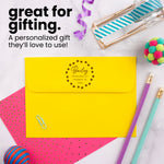 Paw Print Border Address Stamp