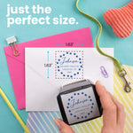 Paw Print Border Address Stamp