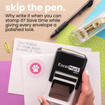 Paw-fect Print Address Stamp