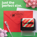 Pine Cones Address Stamp