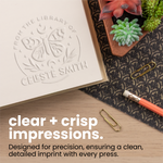 Lunar Moth Book Embosser