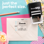 Flower Garden Address Stamp