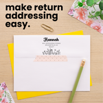 Flower Garden Address Stamp