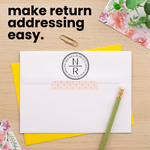 Chrysalara Round Address Stamp