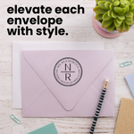 Chrysalara Round Address Stamp