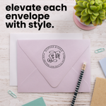 Couple Monogram Address Stamp