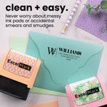 Floral Monogram Address Stamp