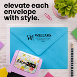 Floral Monogram Address Stamp