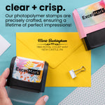 Flourished Line Address Stamp