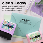 Flourished Line Address Stamp
