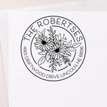 Flourishing Daisies Address Stamp
