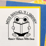 Book Buddies Frog Library Stamp