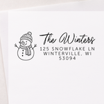 Frosty Friend Address Stamp