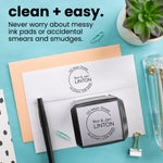 Open Circle Address Stamp